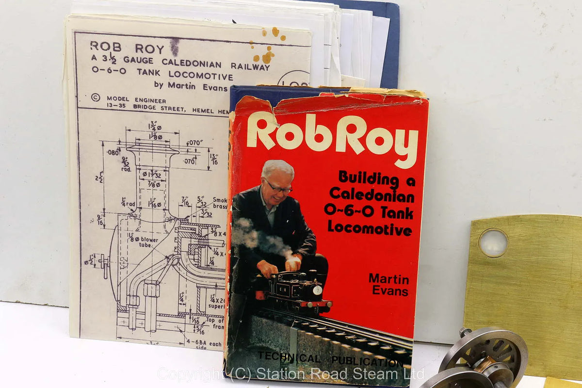 3 1/2 inch gauge Rob Roy with commercial boiler