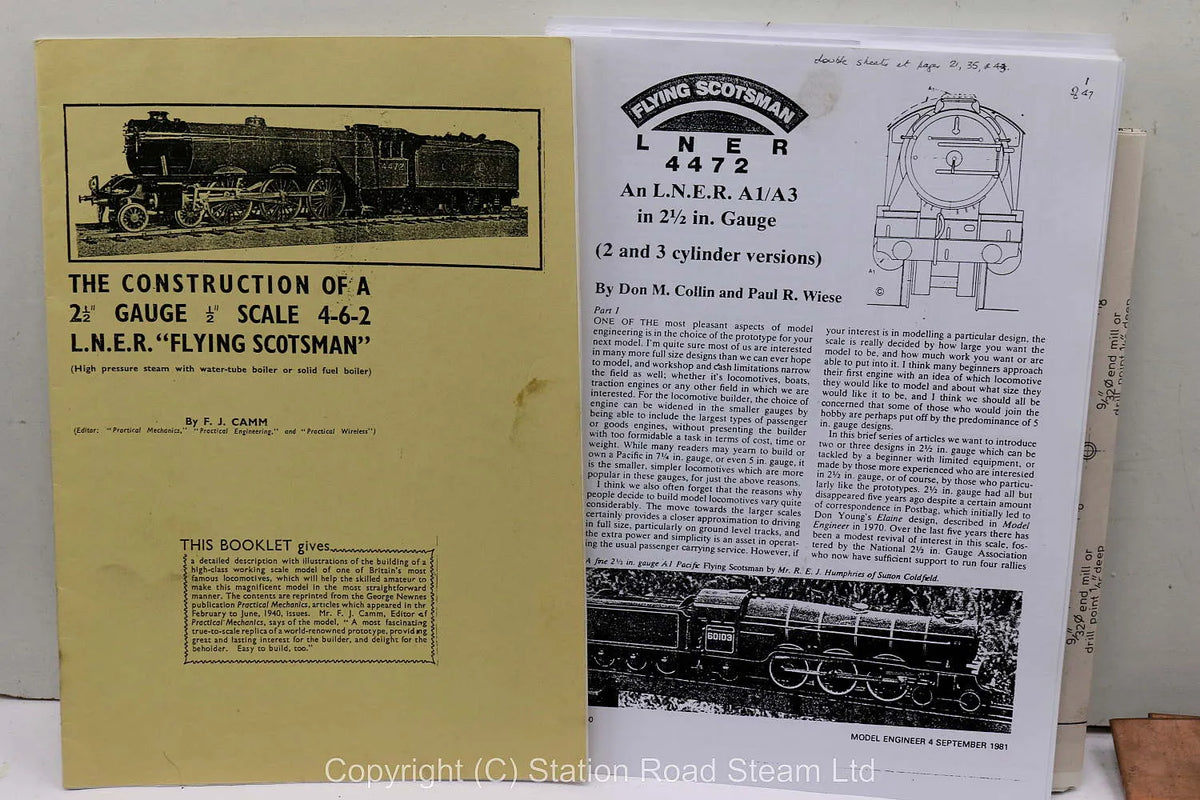 2 1/2 inch gauge LNER A3 with boiler kit