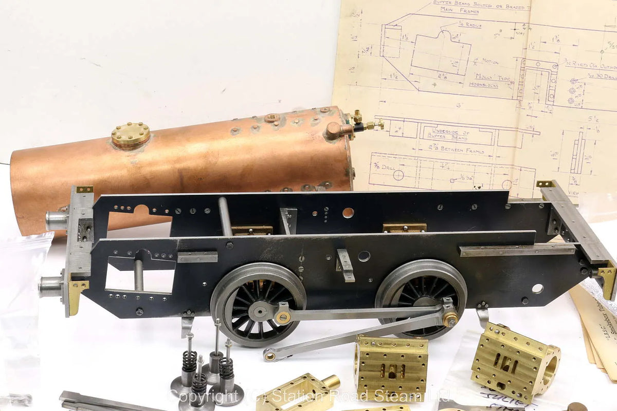 3 1/2 inch gauge "Juliet" with commercial boiler