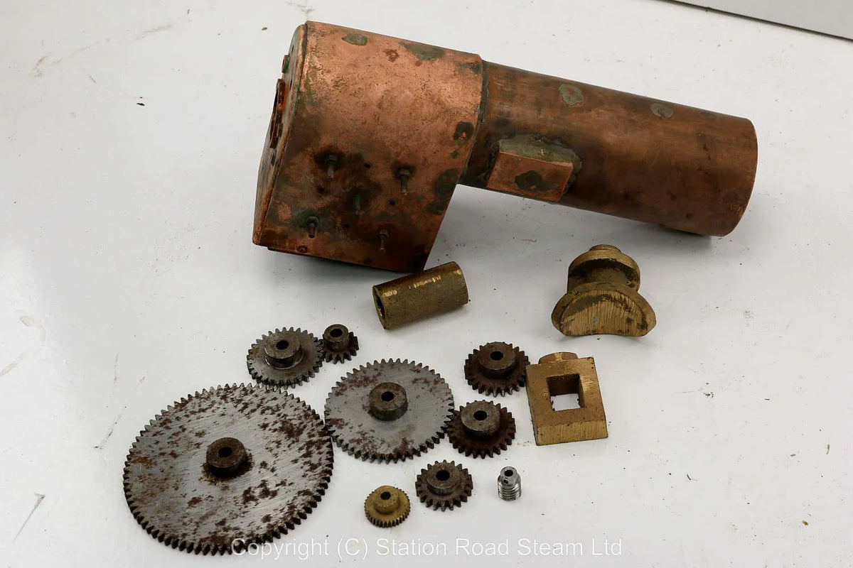 1 inch scale "Minnie" gears, boiler for completion