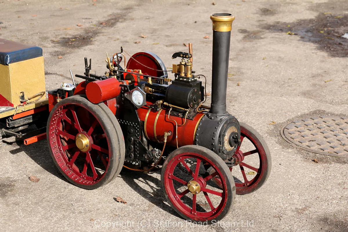 4 inch scale Ruston Proctor SD tractor with driving truck