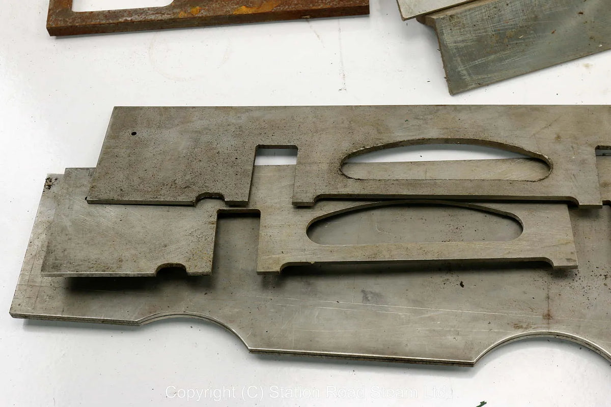 5 inch gauge LMS Duchess part-built boiler, castings