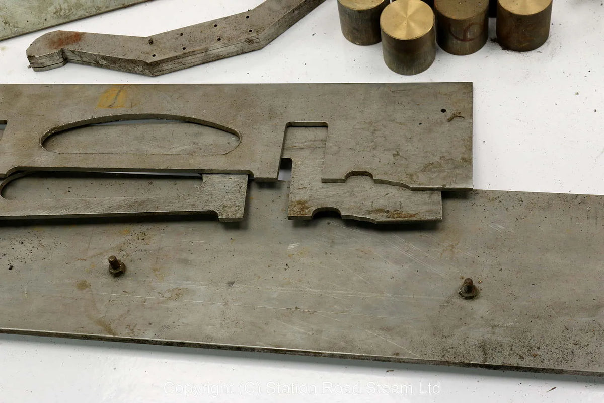 5 inch gauge LMS Duchess part-built boiler, castings