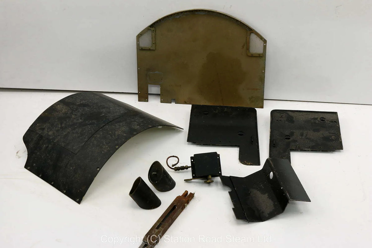 5 inch gauge LMS Duchess part-built boiler, castings