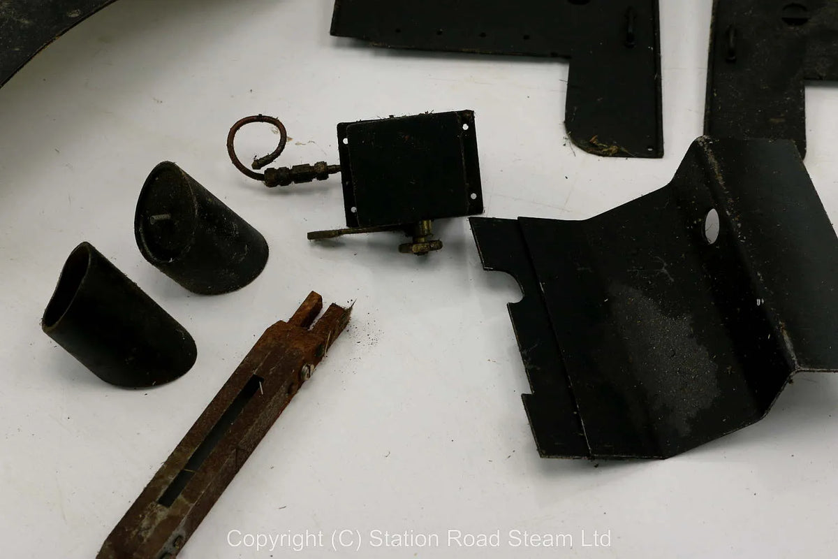 5 inch gauge LMS Duchess part-built boiler, castings