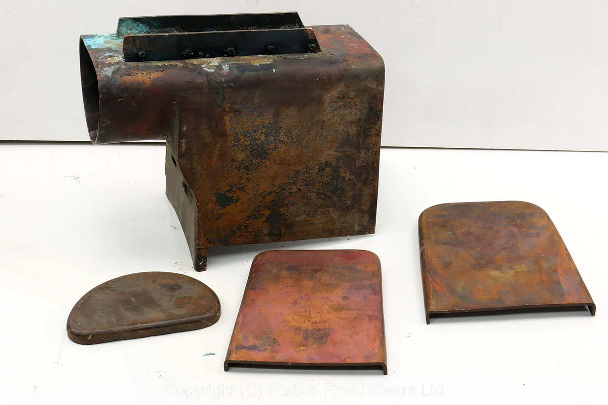 5 inch gauge LMS Duchess part-built boiler, castings