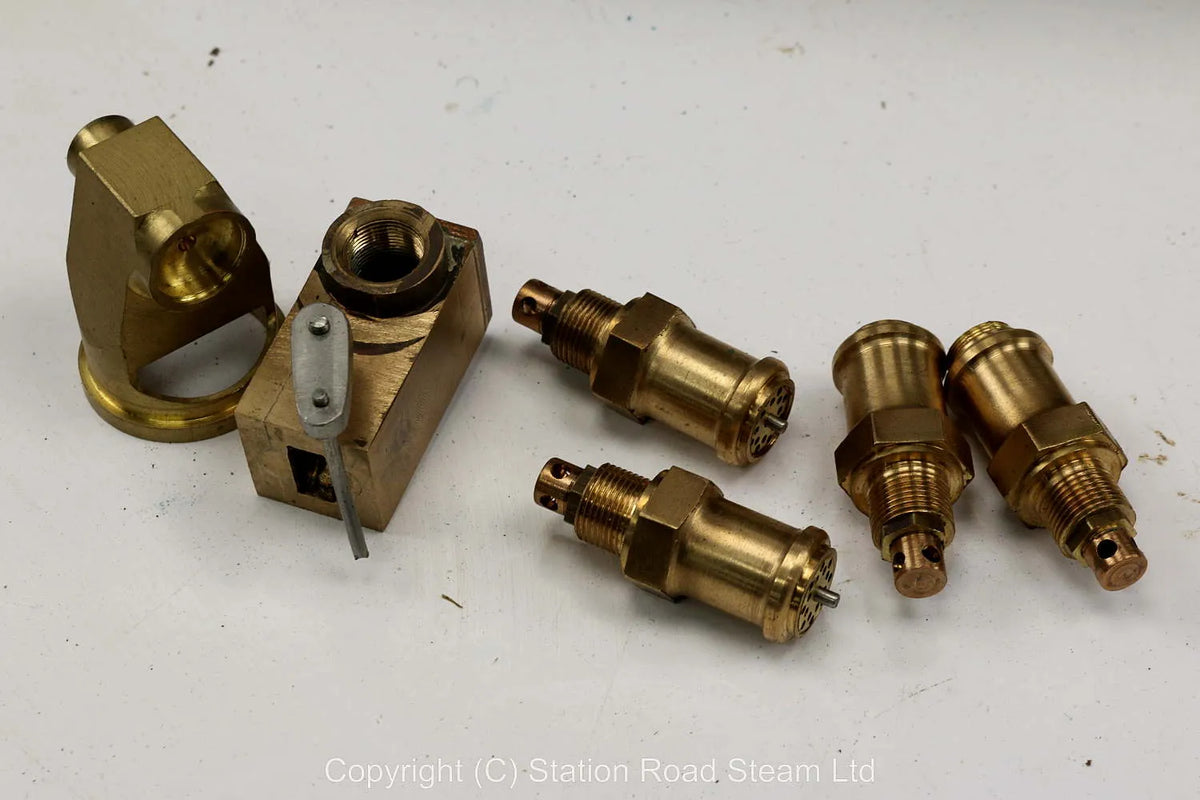5 inch gauge LMS Duchess part-built boiler, castings
