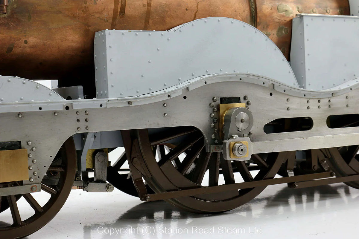 5 inch gauge London, Chatham & Dover Railway 2-4-0 "Asia",  chassis with copper boiler