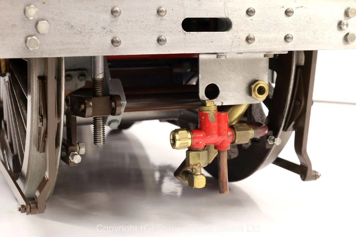 5 inch gauge London, Chatham & Dover Railway 2-4-0 "Asia",  chassis with copper boiler