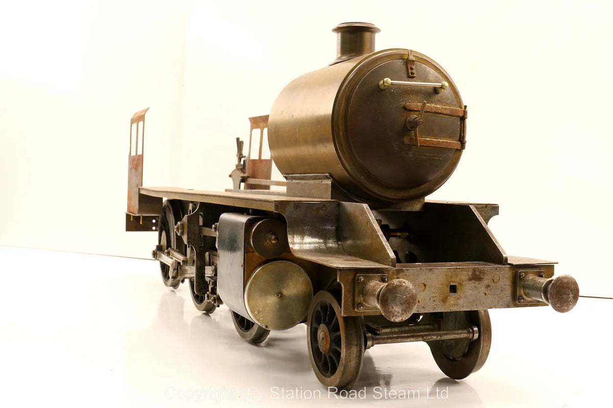 3 1/2 inch gauge LMS Mogul, running chassis with tender