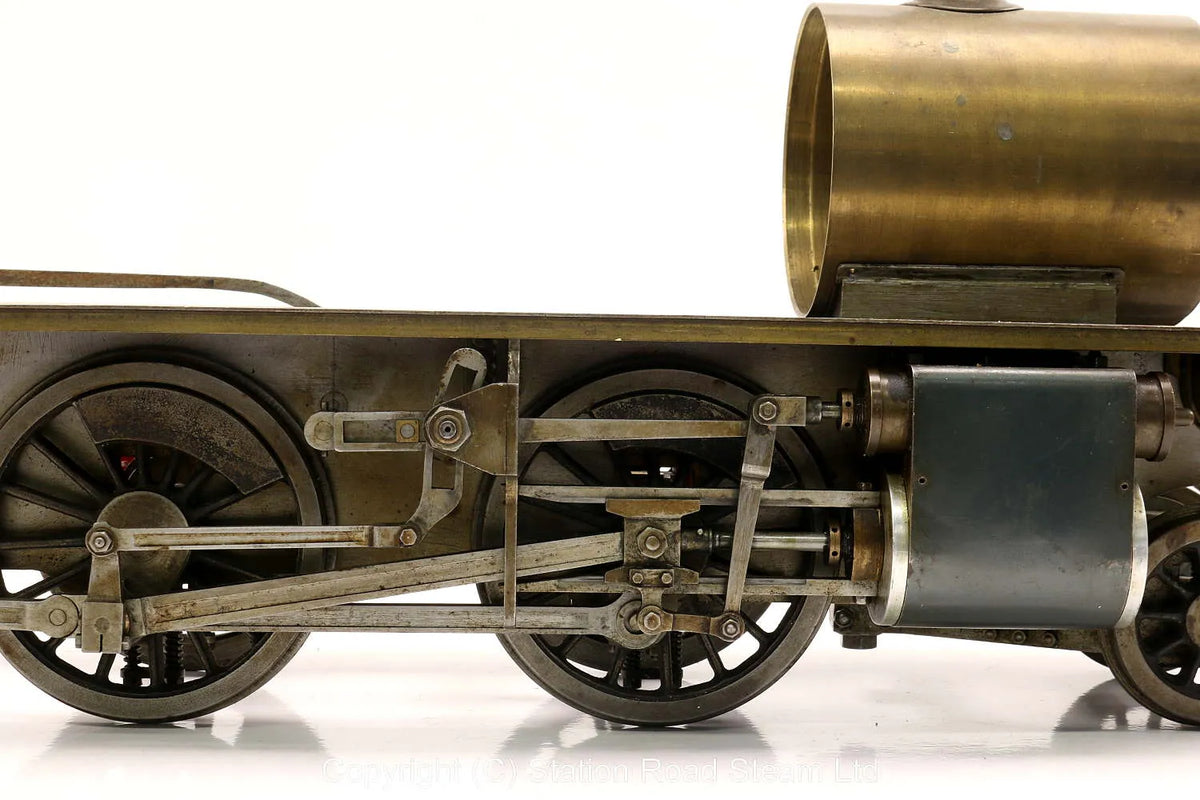 3 1/2 inch gauge LMS Mogul, running chassis with tender