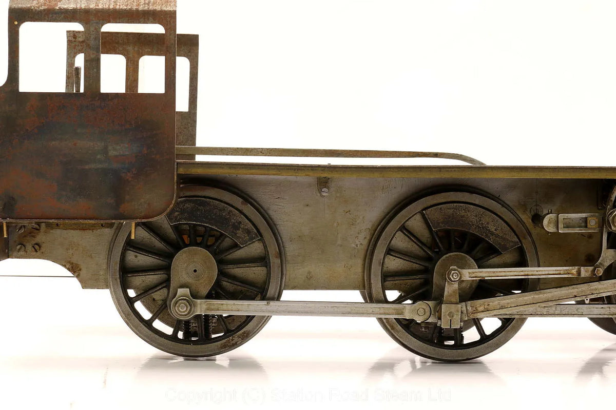 3 1/2 inch gauge LMS Mogul, running chassis with tender