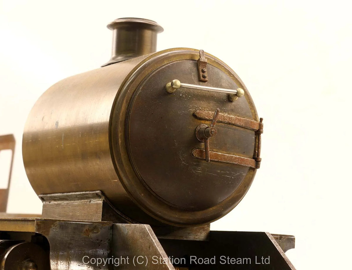 3 1/2 inch gauge LMS Mogul, running chassis with tender