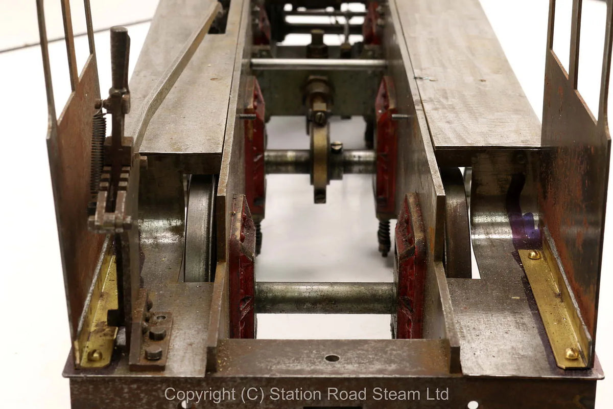 3 1/2 inch gauge LMS Mogul, running chassis with tender