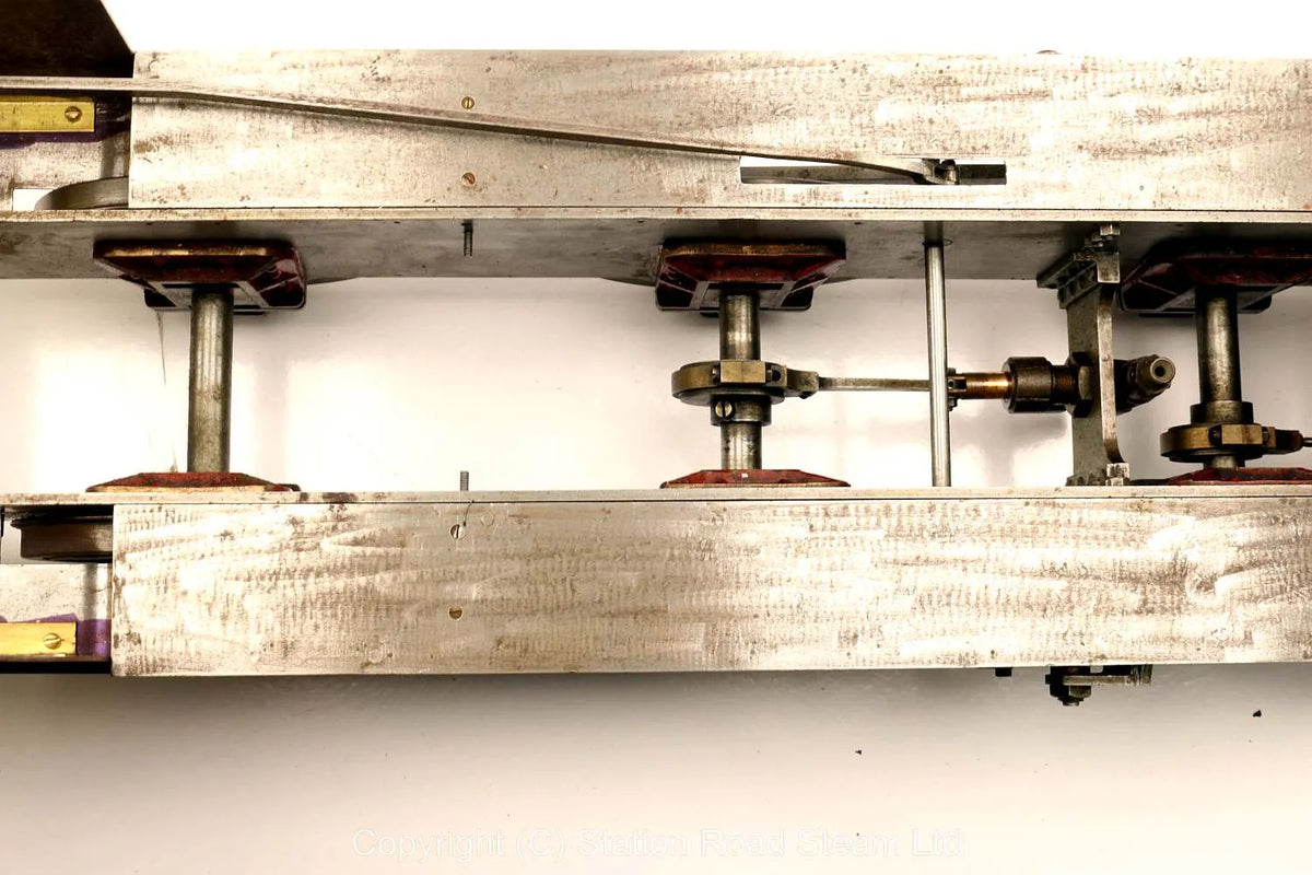 3 1/2 inch gauge LMS Mogul, running chassis with tender