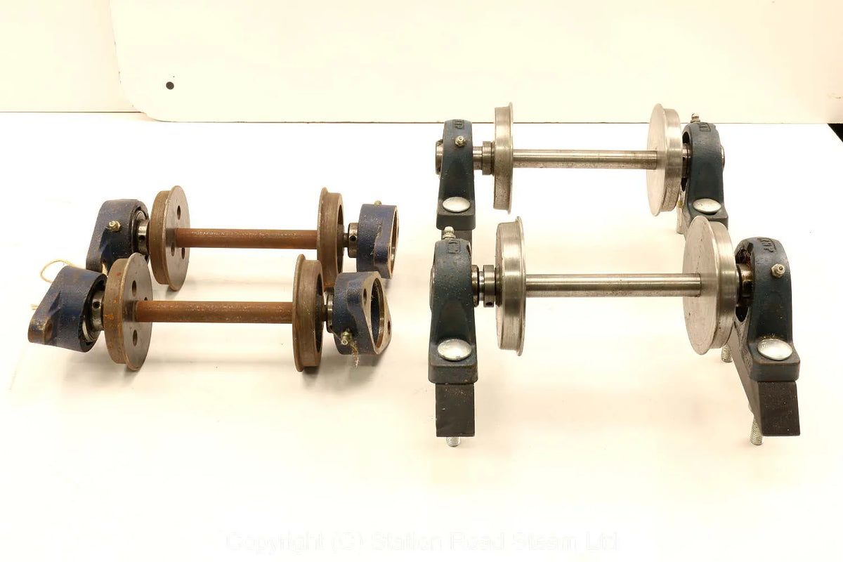 3 1/2 inch gauge LMS Mogul, running chassis with tender