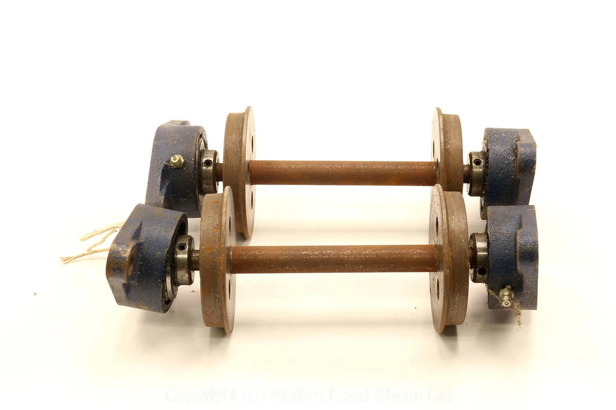 3 1/2 inch gauge LMS Mogul, running chassis with tender