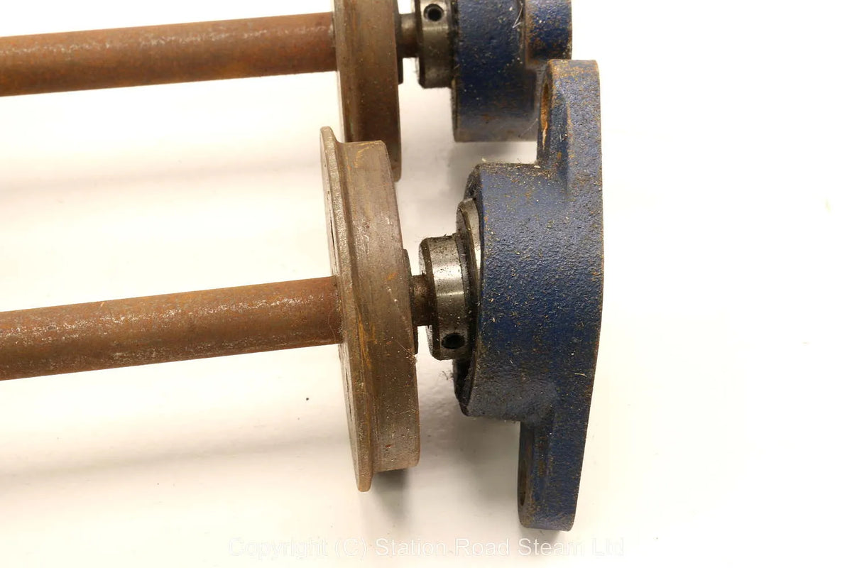 3 1/2 inch gauge LMS Mogul, running chassis with tender