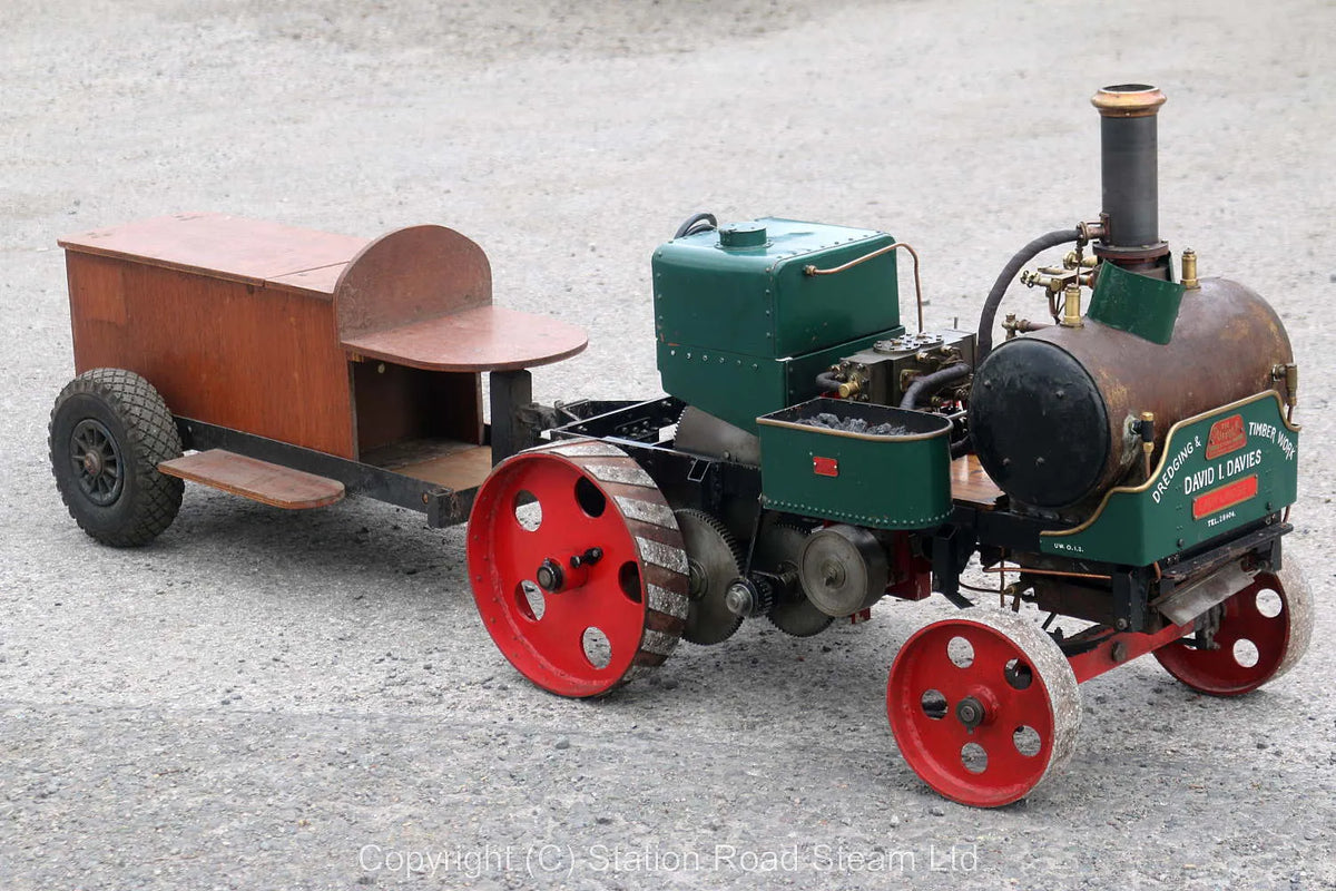 3 inch scale Suffolk Dredging tractor