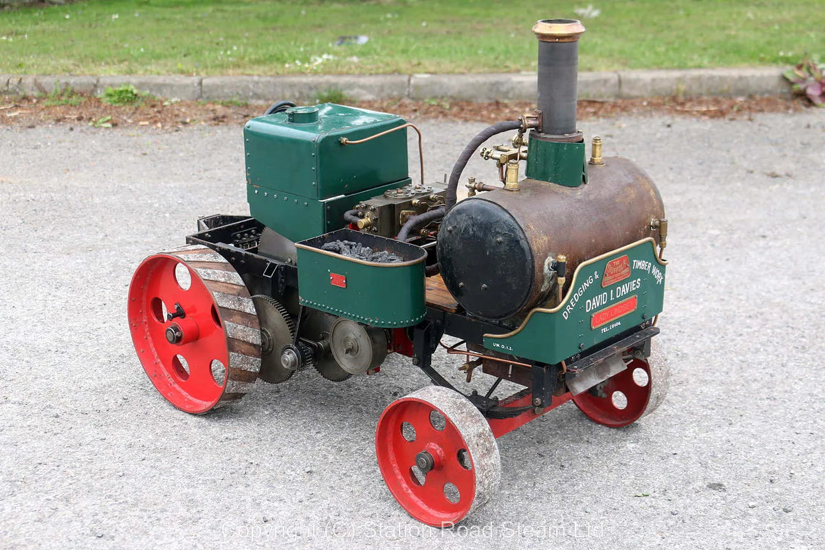 3 inch scale Suffolk Dredging tractor