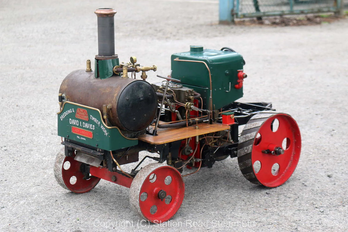 3 inch scale Suffolk Dredging tractor