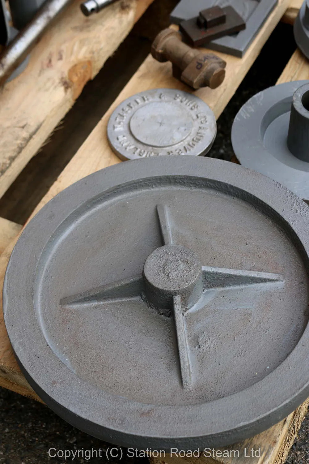 4 inch scale Tasker "Little Giant" parts/castings/steel boiler