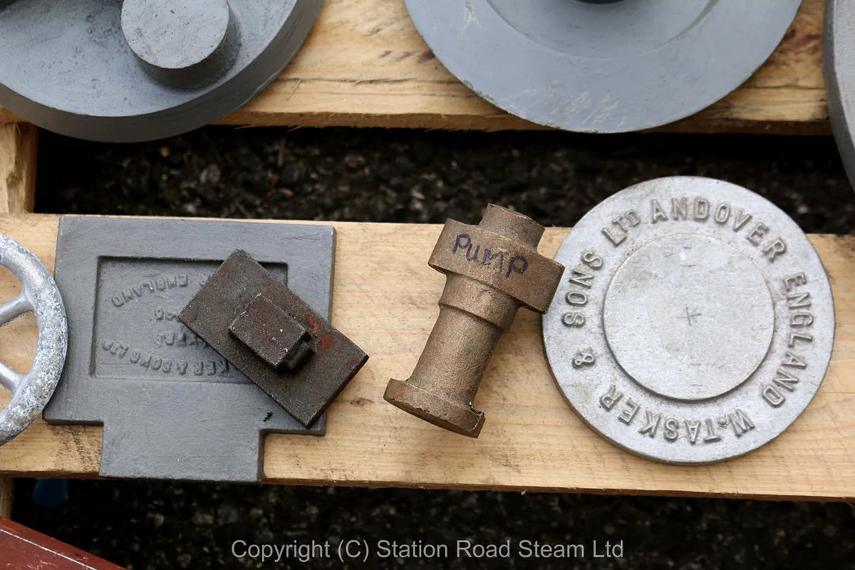 4 inch scale Tasker "Little Giant" parts/castings/steel boiler