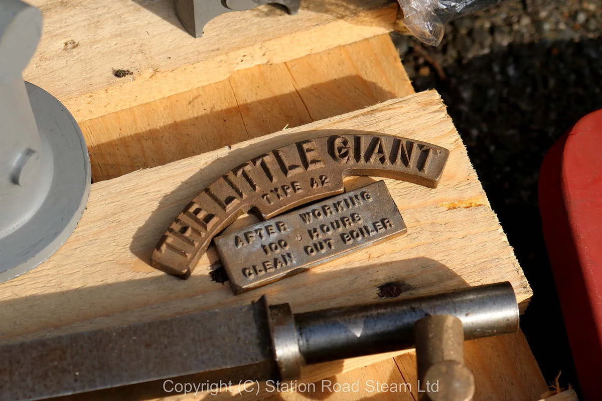 4 inch scale Tasker "Little Giant" parts/castings/copper boiler