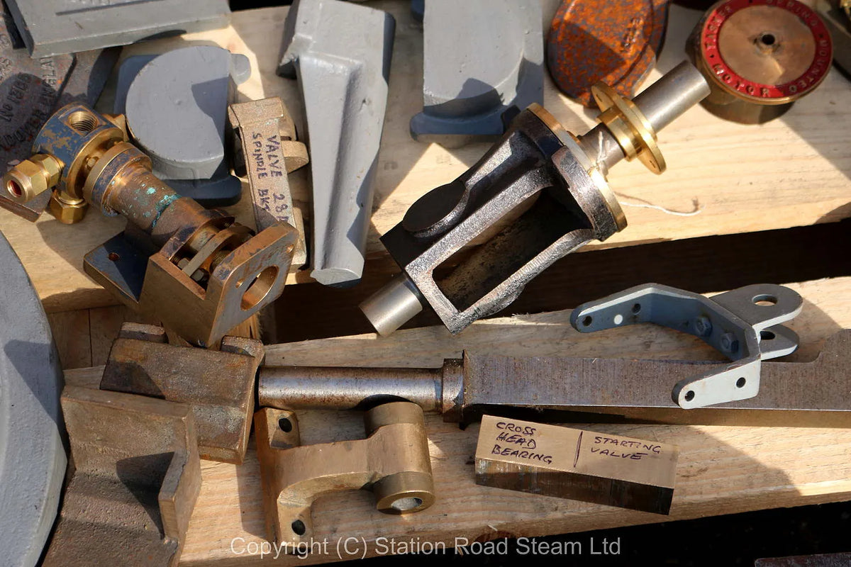4 inch scale Tasker "Little Giant" parts/castings/copper boiler