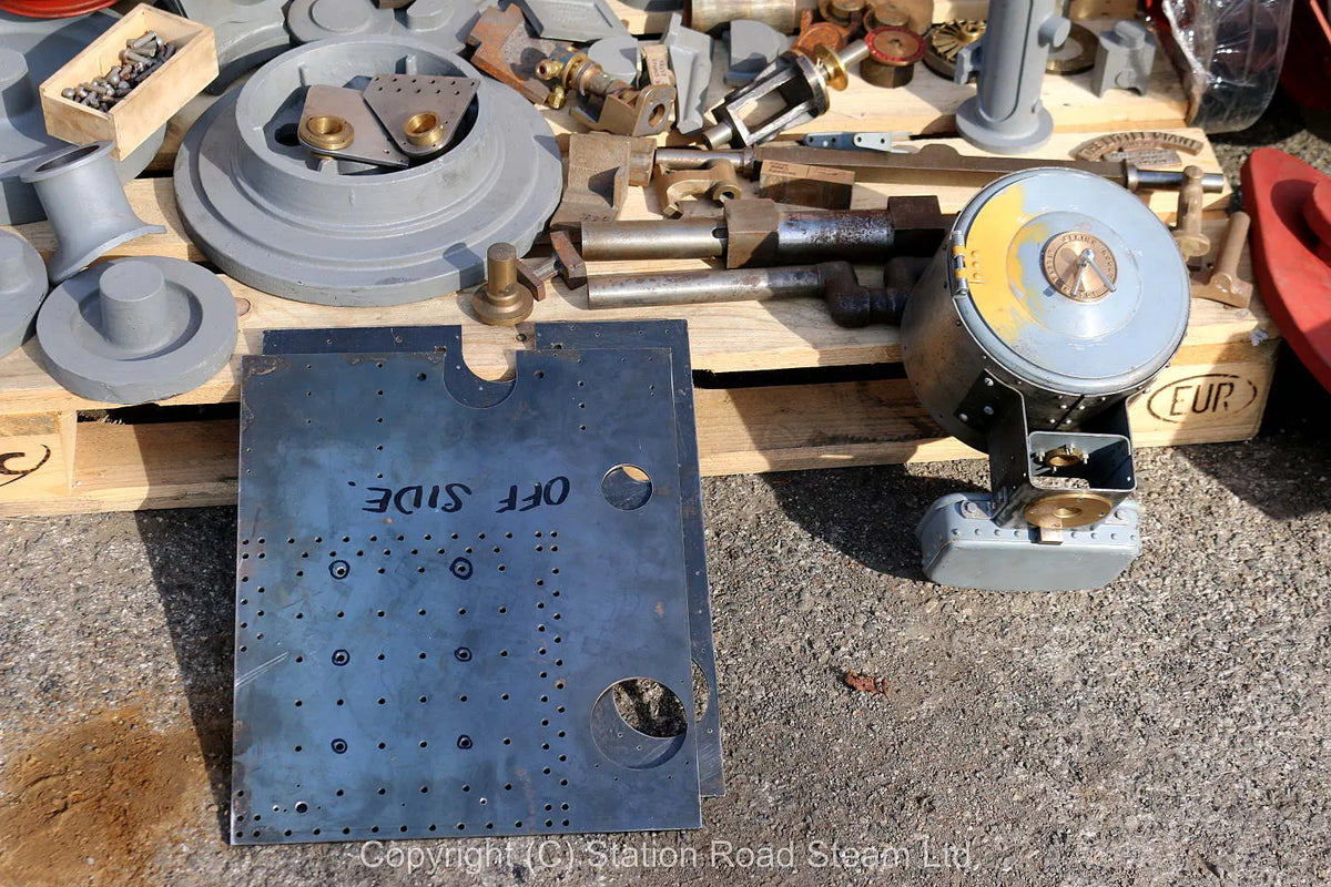 4 inch scale Tasker "Little Giant" parts/castings/copper boiler