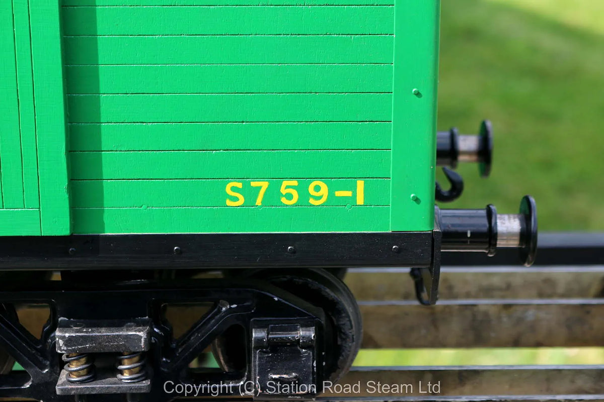 5 inch gauge bogie box wagon driving truck