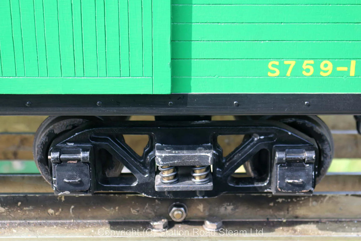 5 inch gauge bogie box wagon driving truck