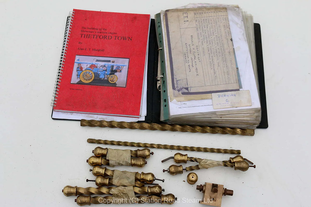 Part-built 2 inch scale Burrell DCC Showmans engine
