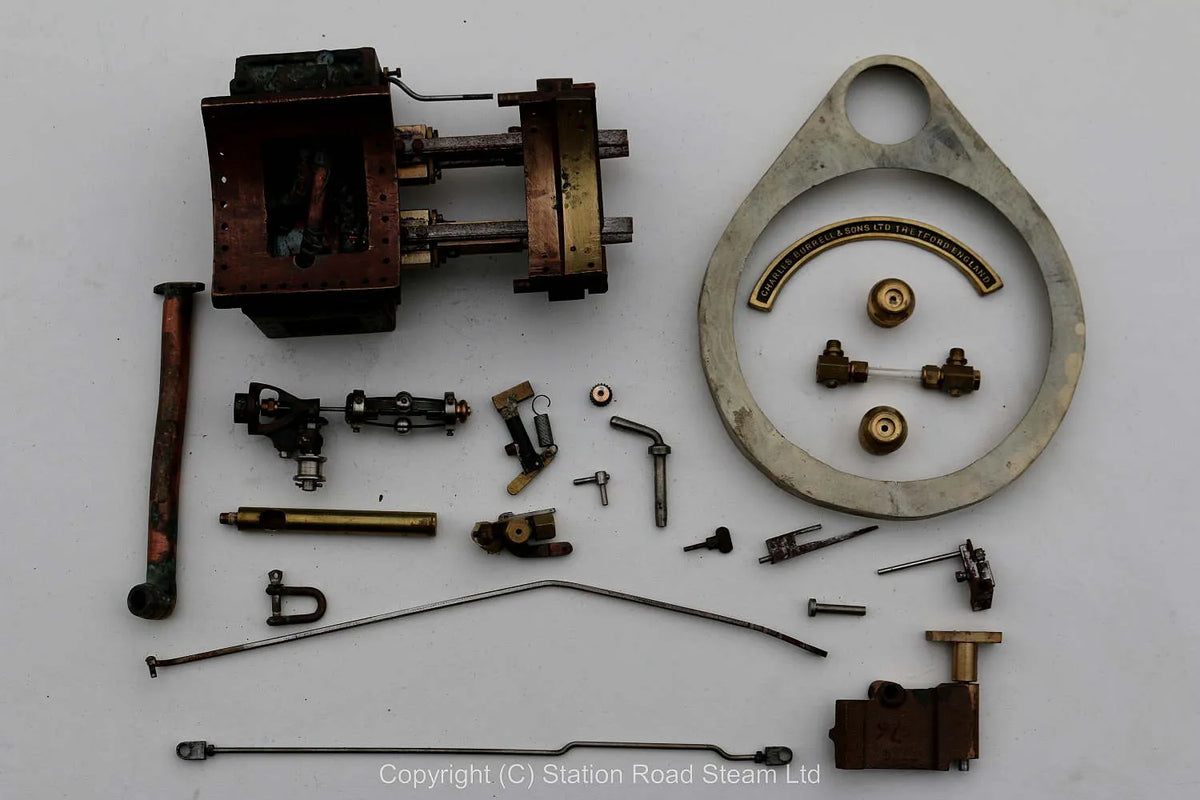 Part-built 2 inch scale Burrell DCC Showmans engine