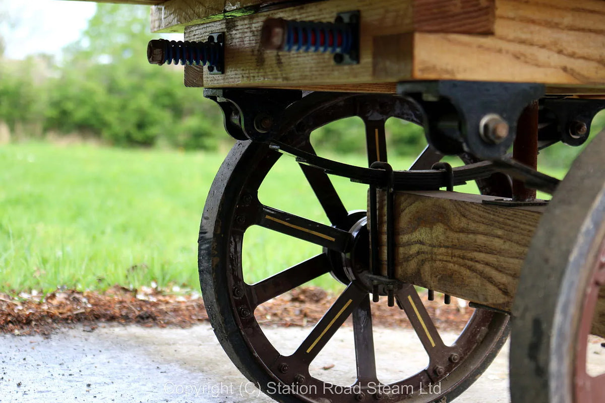4 inch scale traction wagon