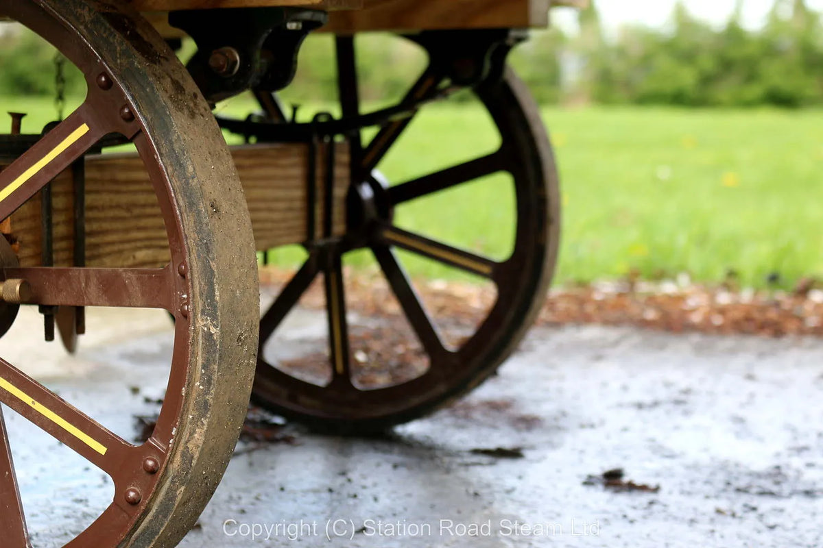 4 inch scale traction wagon