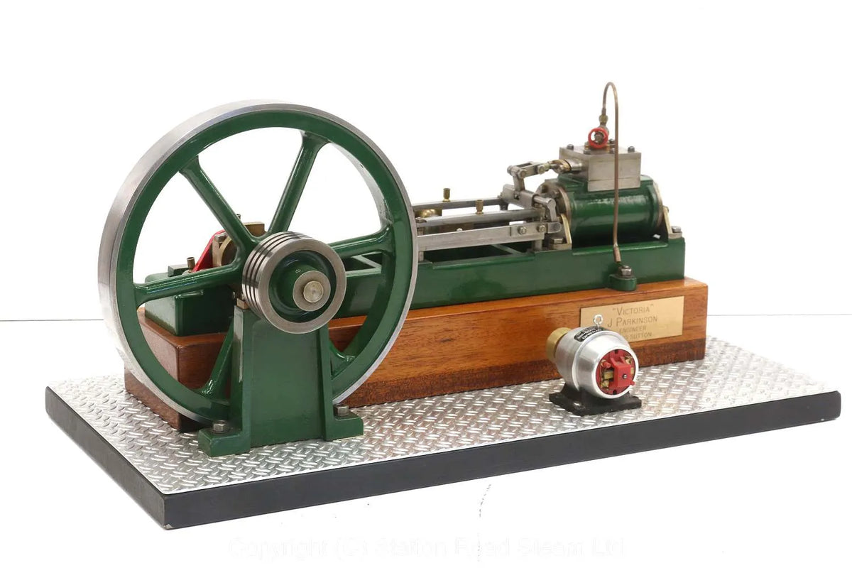Stuart "Victoria" mill engine with dynamo