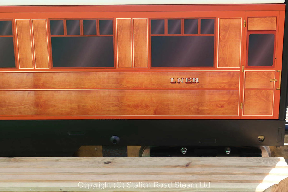 5 inch gauge LNER teak coach