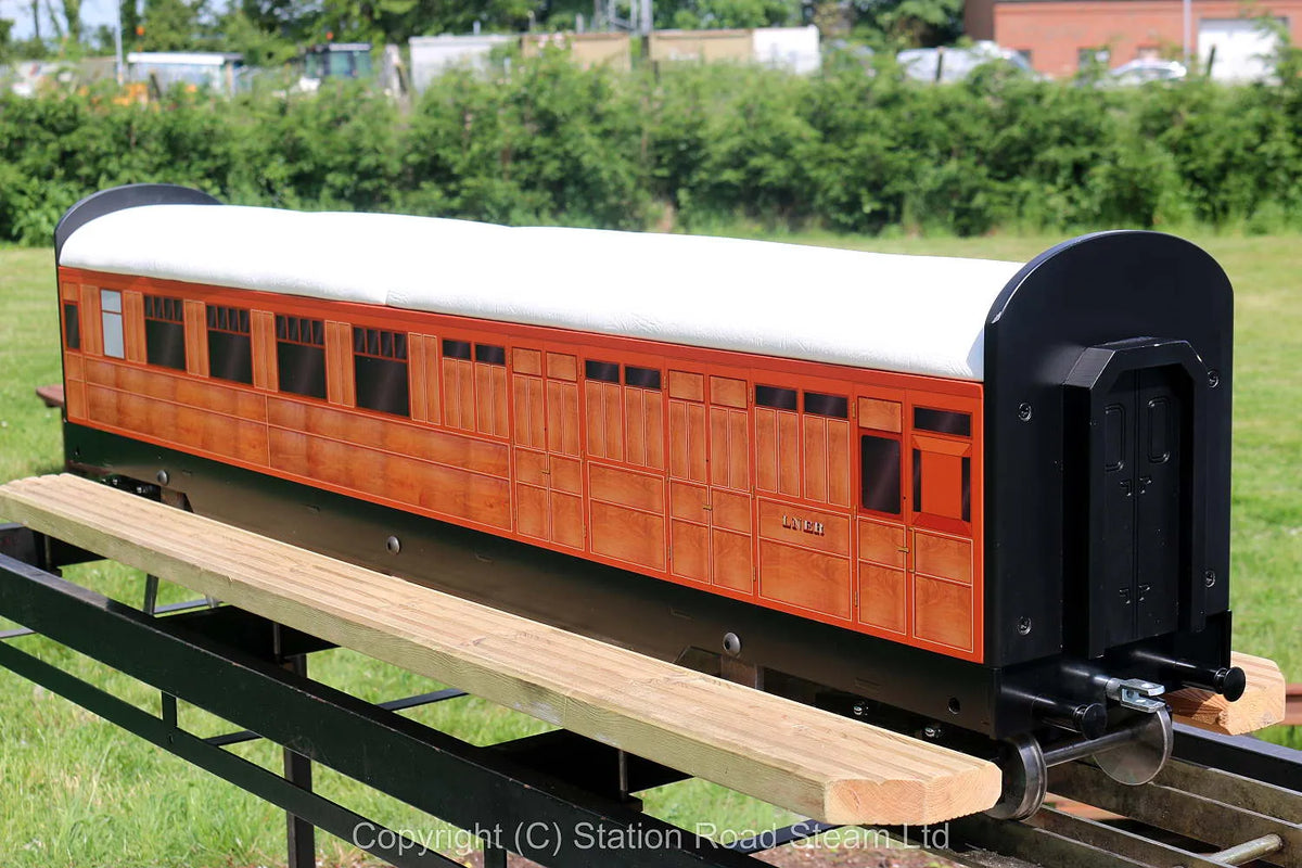5 inch gauge LNER teak coach