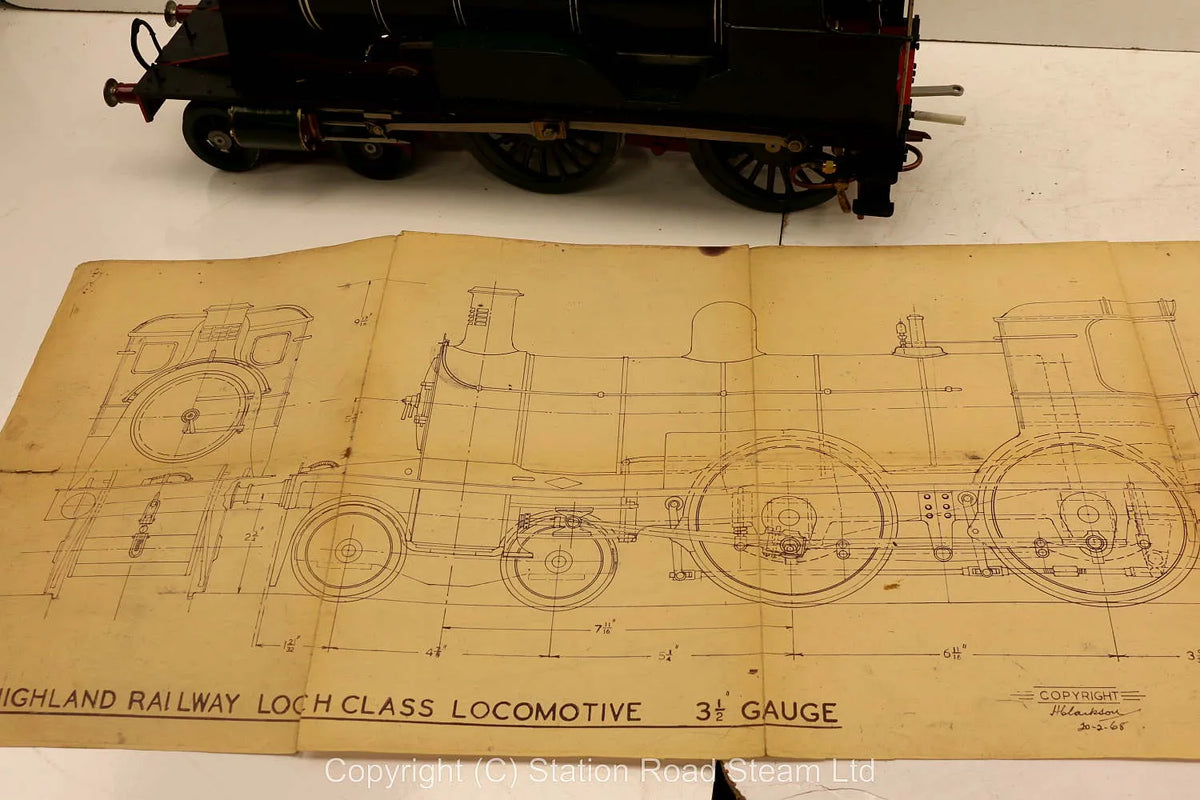 3 1/2 inch gauge "Highland Loch" 4-4-0