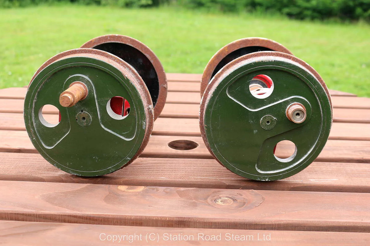 Pair of 7 1/4 inch gauge wheelsets
