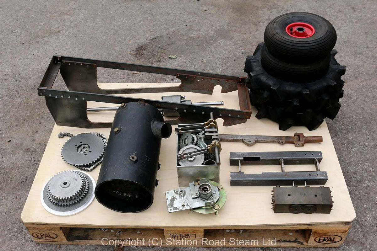 3 inch scale part-built Caradoc tractor