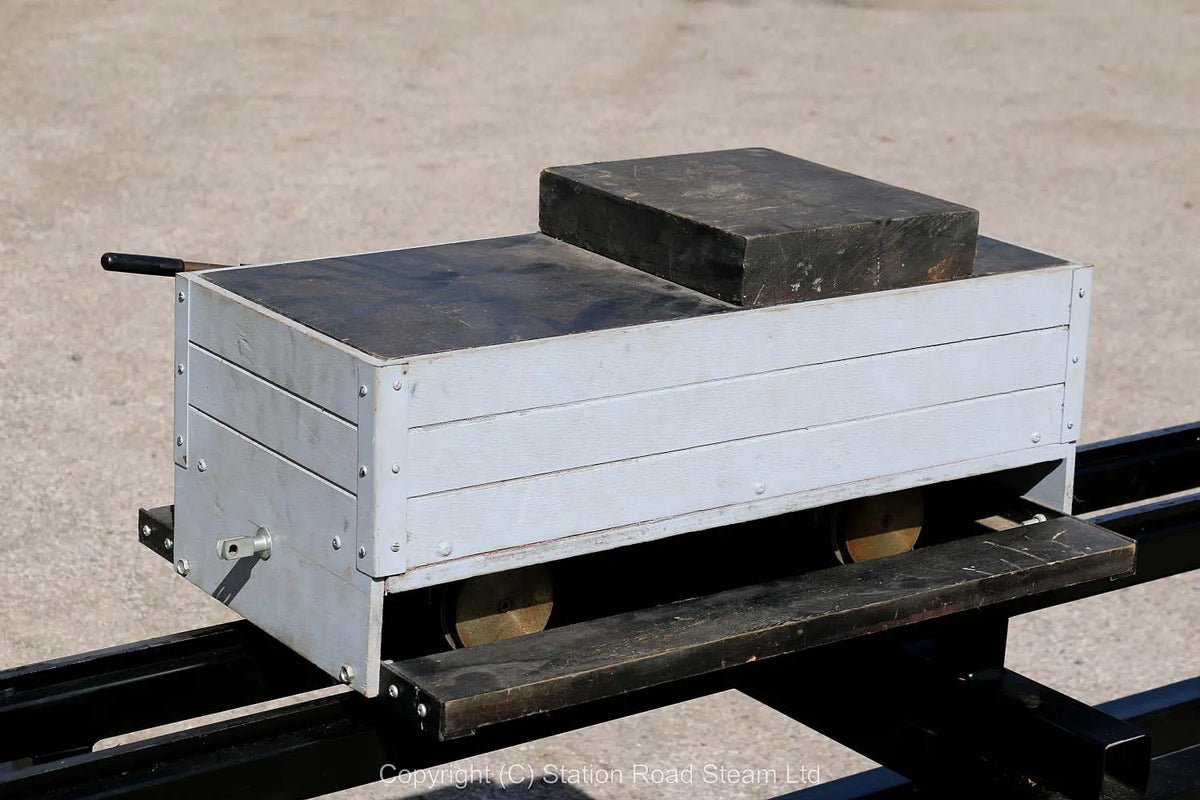 5 inch gauge four wheel braked driving truck