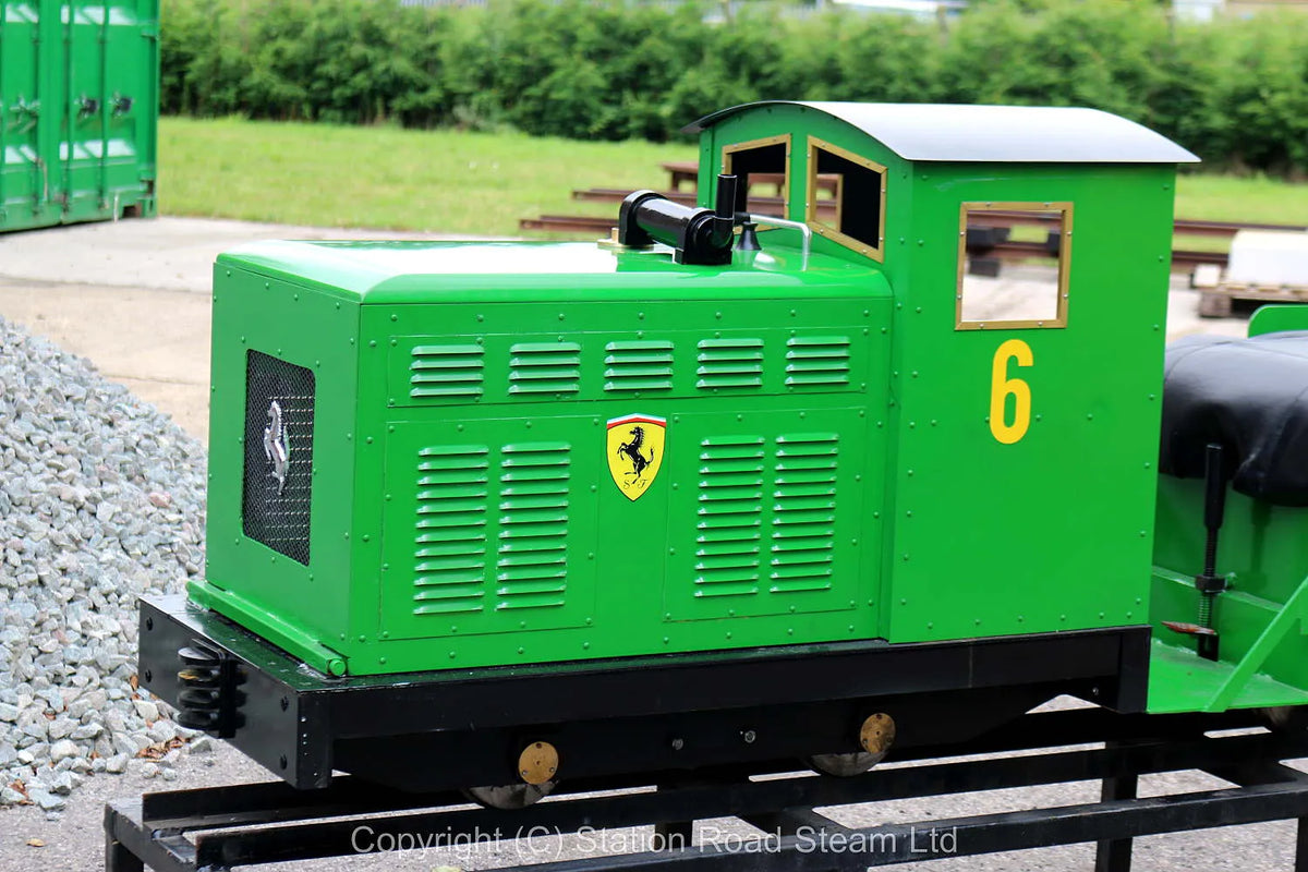 7 1/4 inch gauge petrol hydraulic 0-4-0 shunter