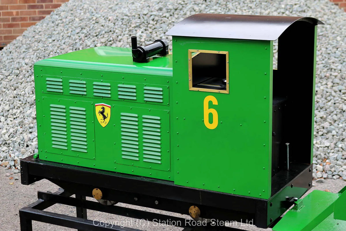 7 1/4 inch gauge petrol hydraulic 0-4-0 shunter