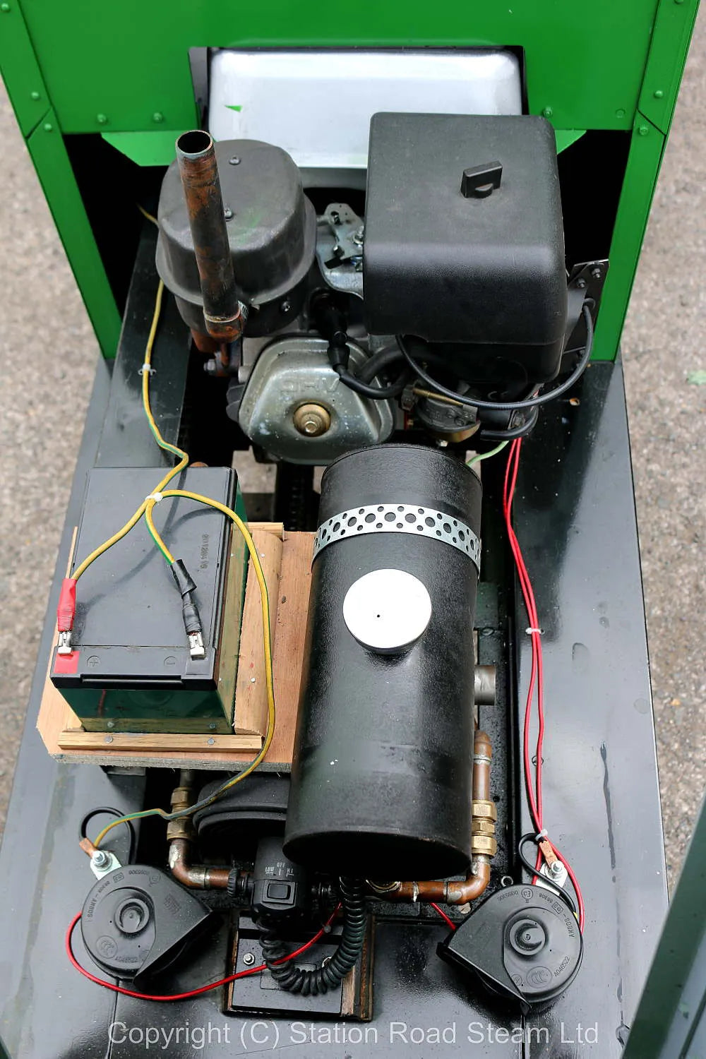 7 1/4 inch gauge petrol hydraulic 0-4-0 shunter