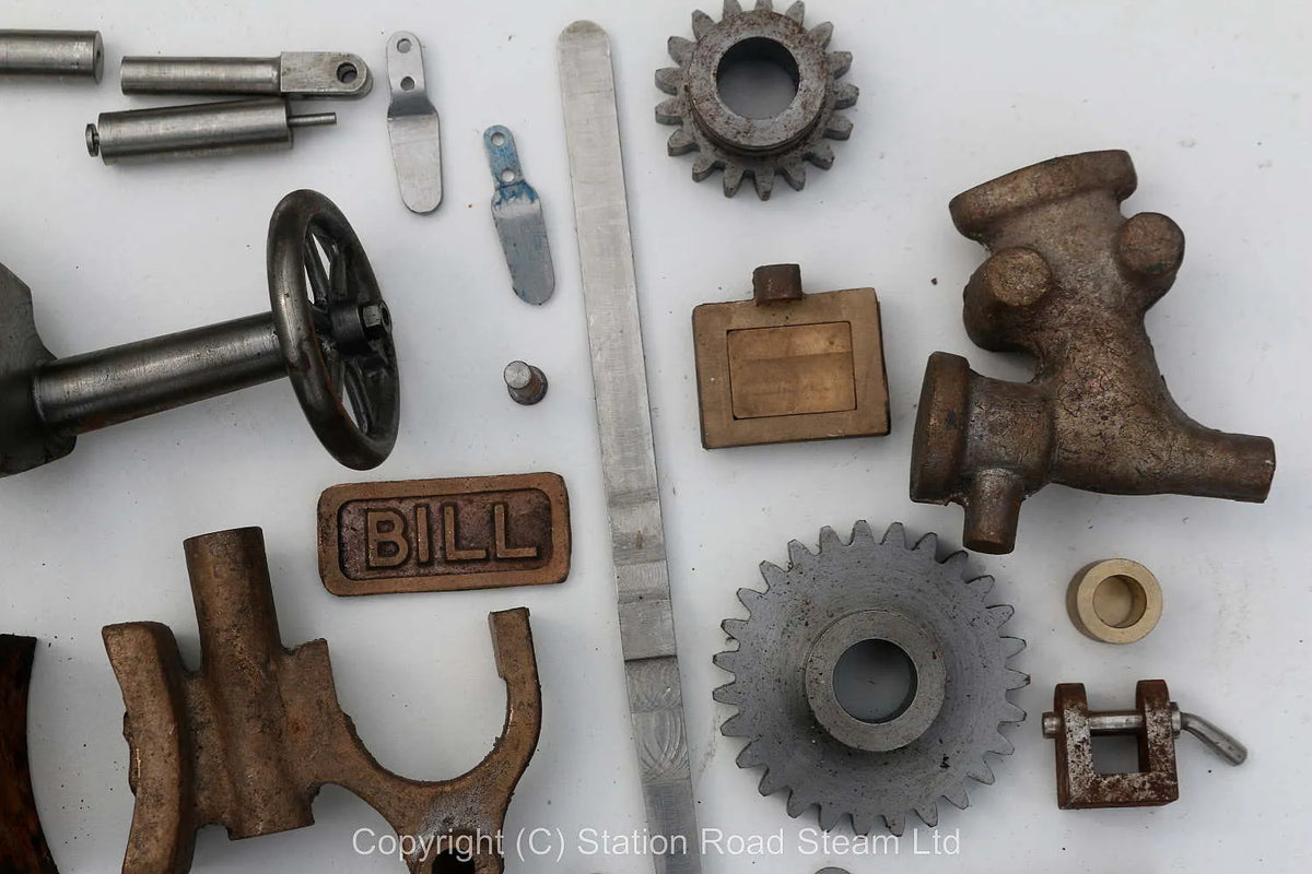 3 inch scale Burrell traction engine parts & boiler