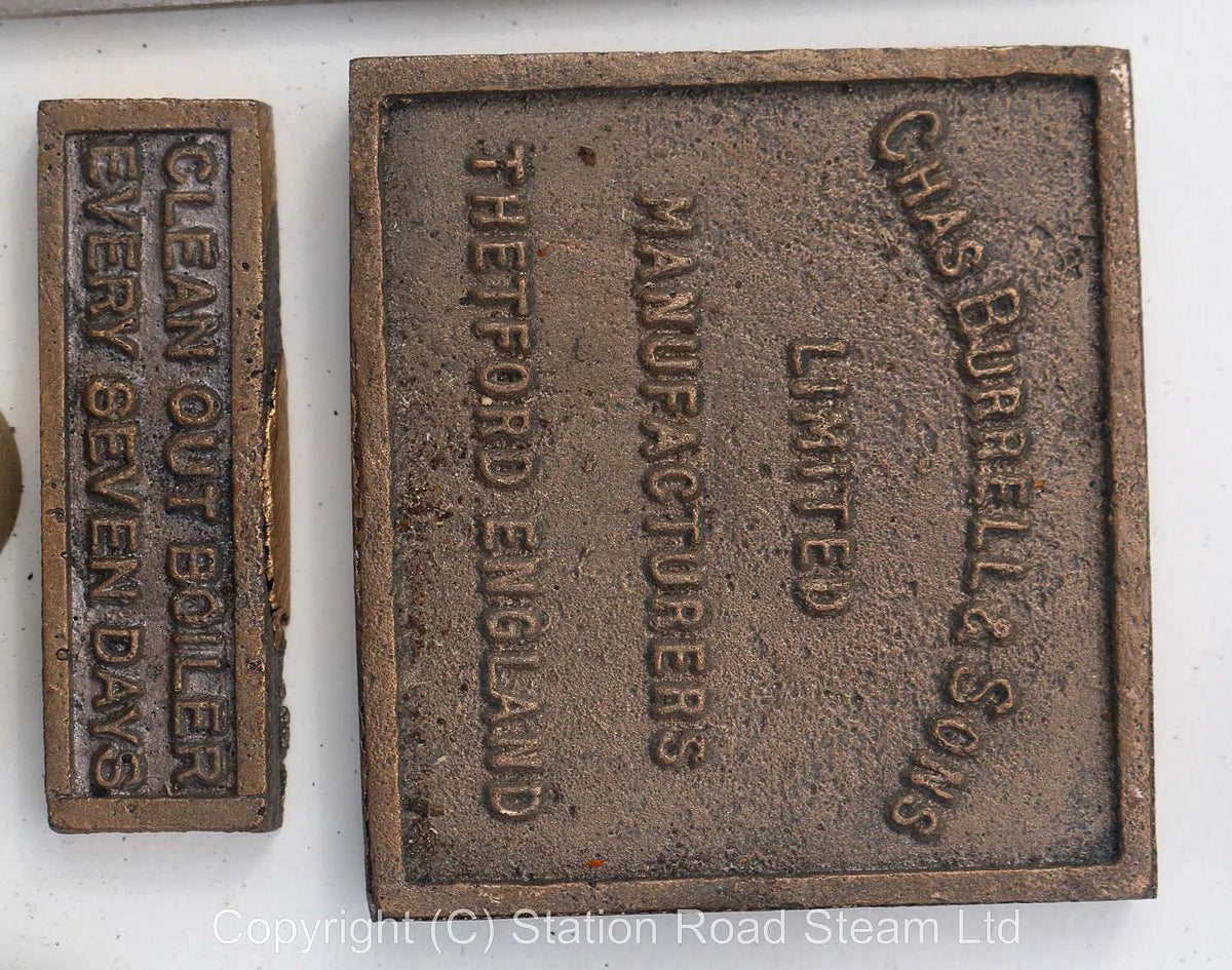 3 inch scale Burrell traction engine parts & boiler