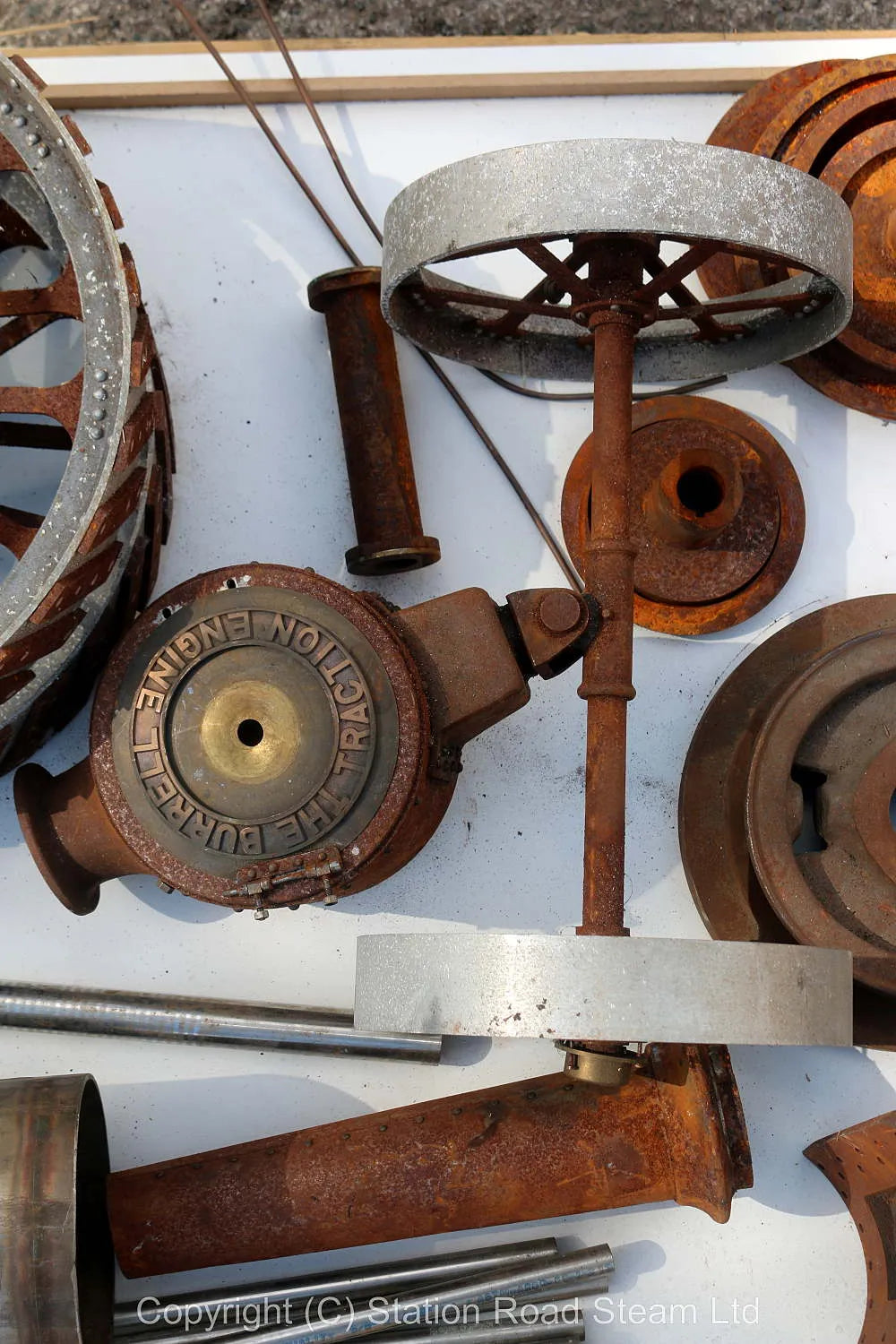3 inch scale Burrell traction engine parts & boiler