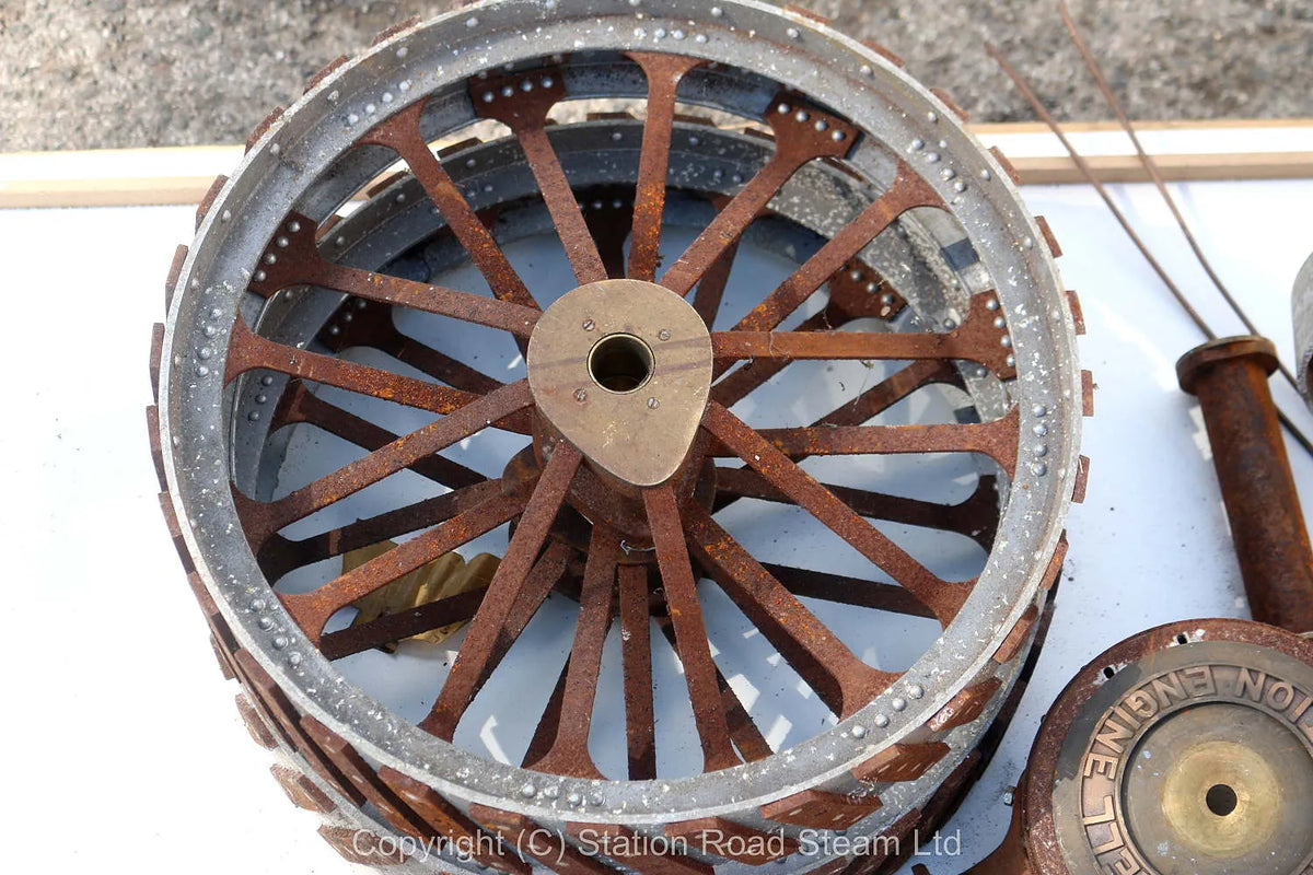 3 inch scale Burrell traction engine parts & boiler